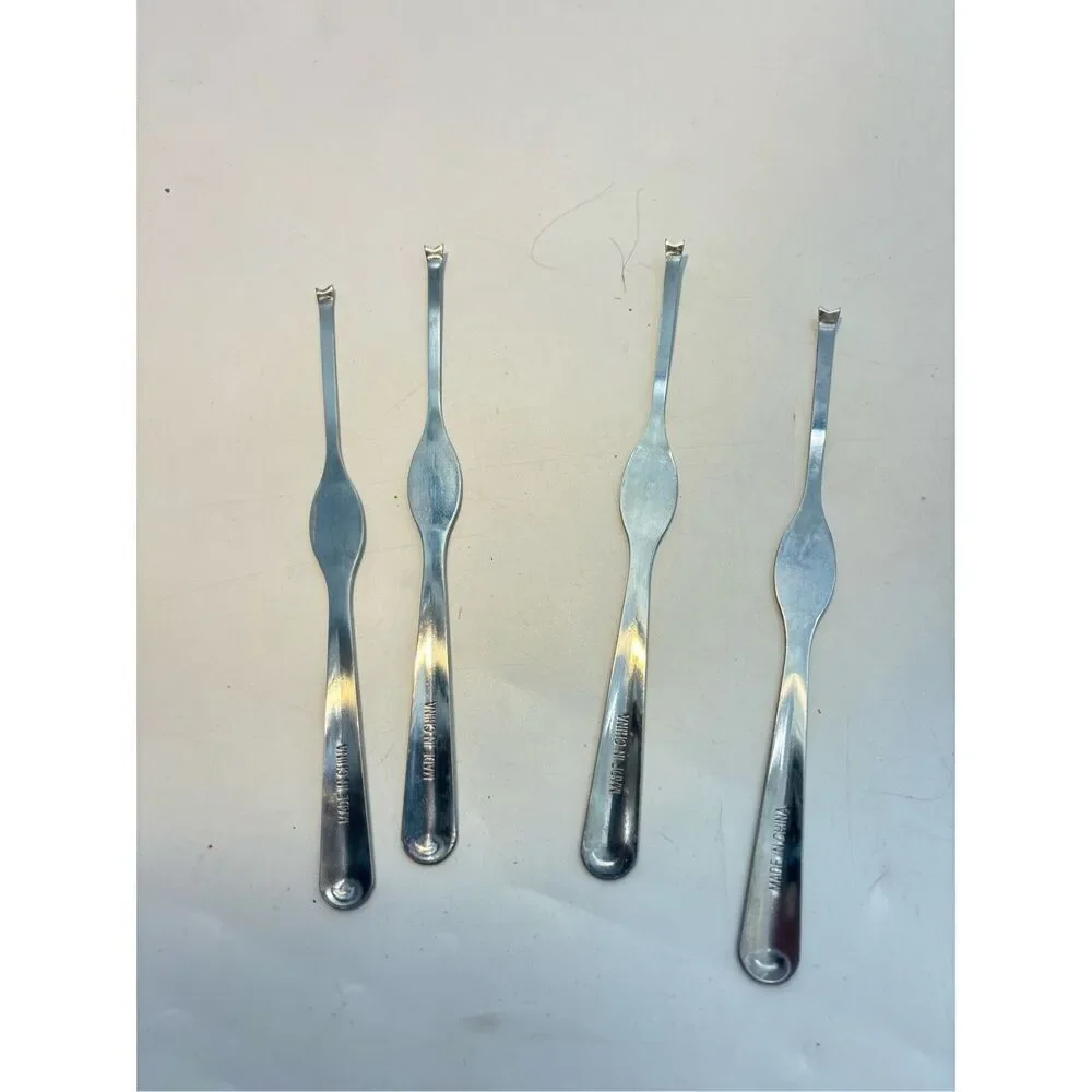 Title: Set of 4 Stainless Steel Lobster Picks – Seafood Crackers Tools – Engrave